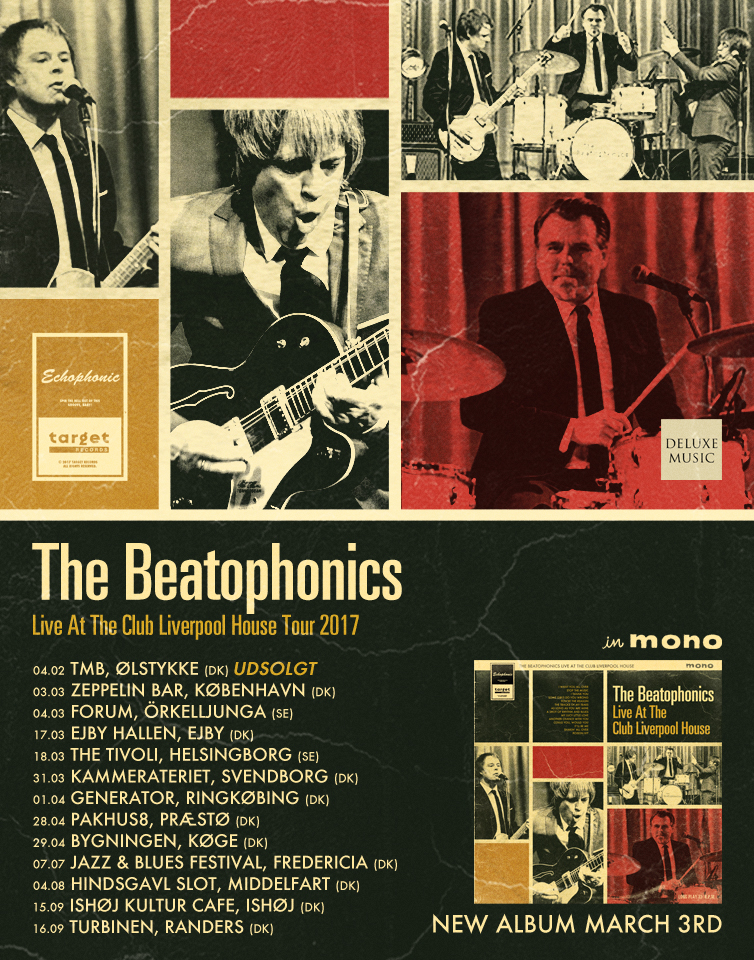 The stomping, wailing exciting and dynamic mod beat sounds of The Beatophonics – in true mono!
